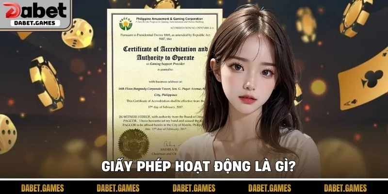 Giấy Phép Hoạt Động